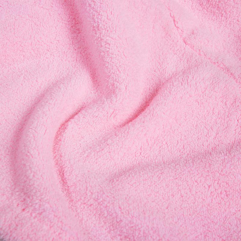 Tuala Pengering Rambut Microfiber Besar dengan Butang untuk Semua Gaya Rambut Anti Keriting